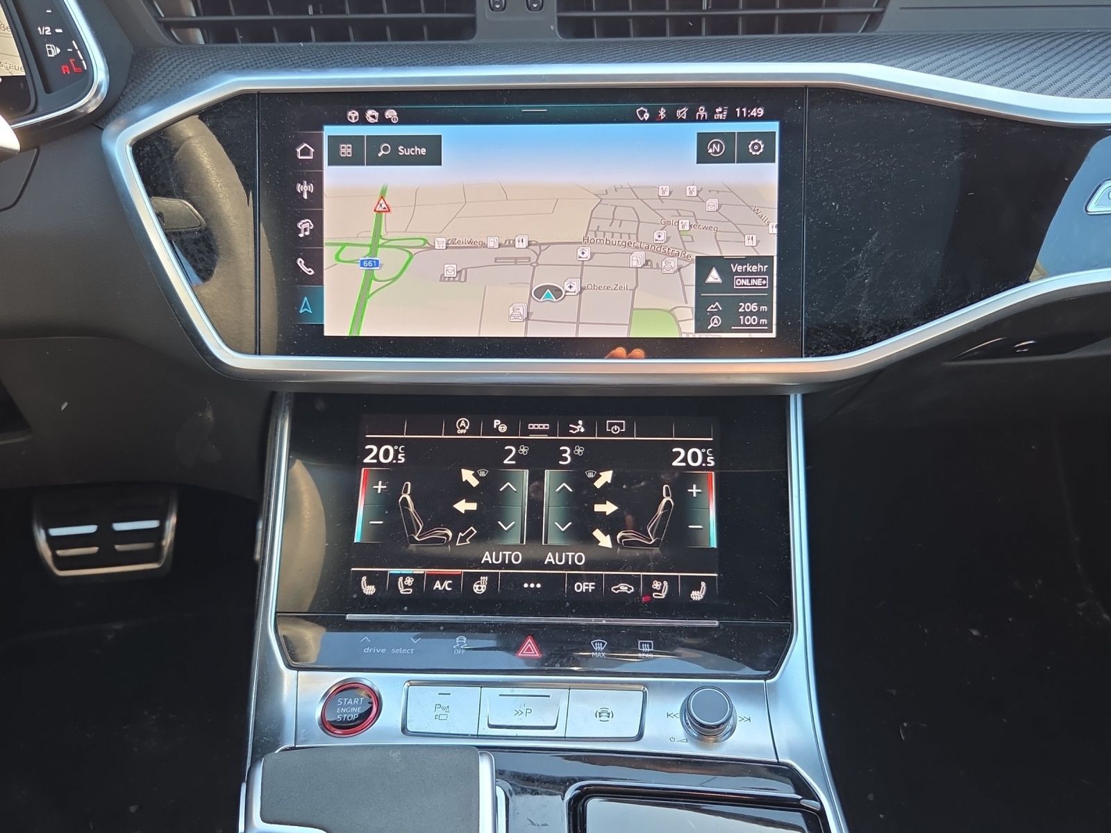 Audi RS7 2024 г. Чёрный, пробег 33861 км