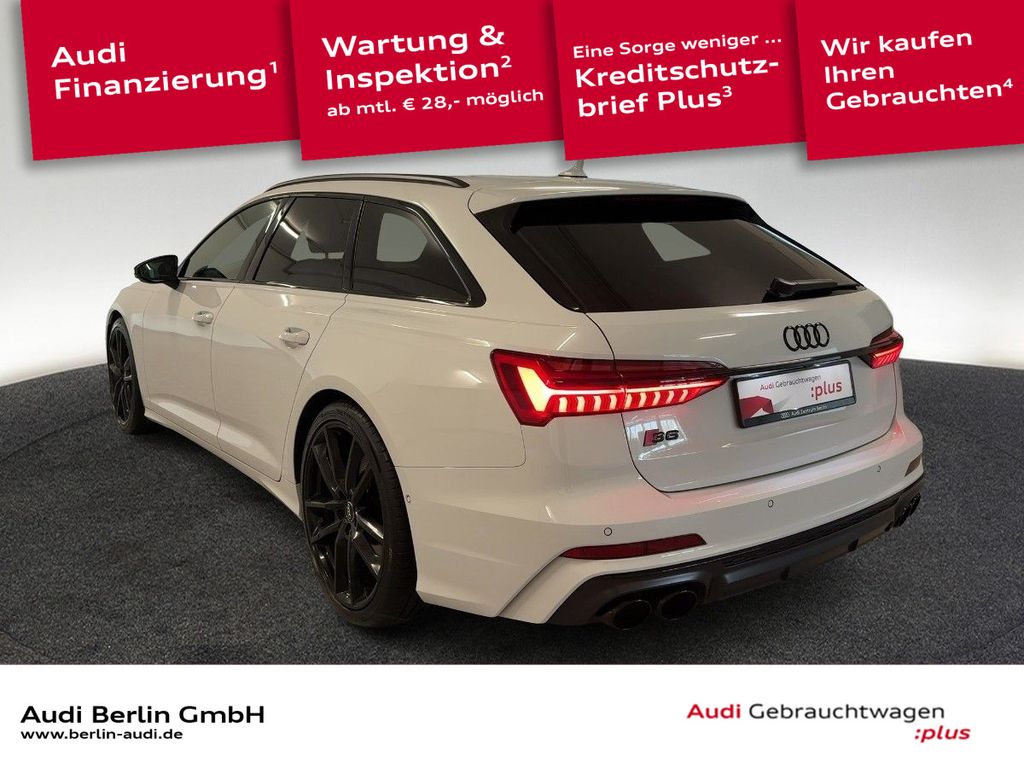Audi S6 2022 г. Белый, пробег 59700 км
