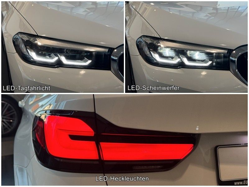BMW 520 2023 г. Белый, пробег 59346 км