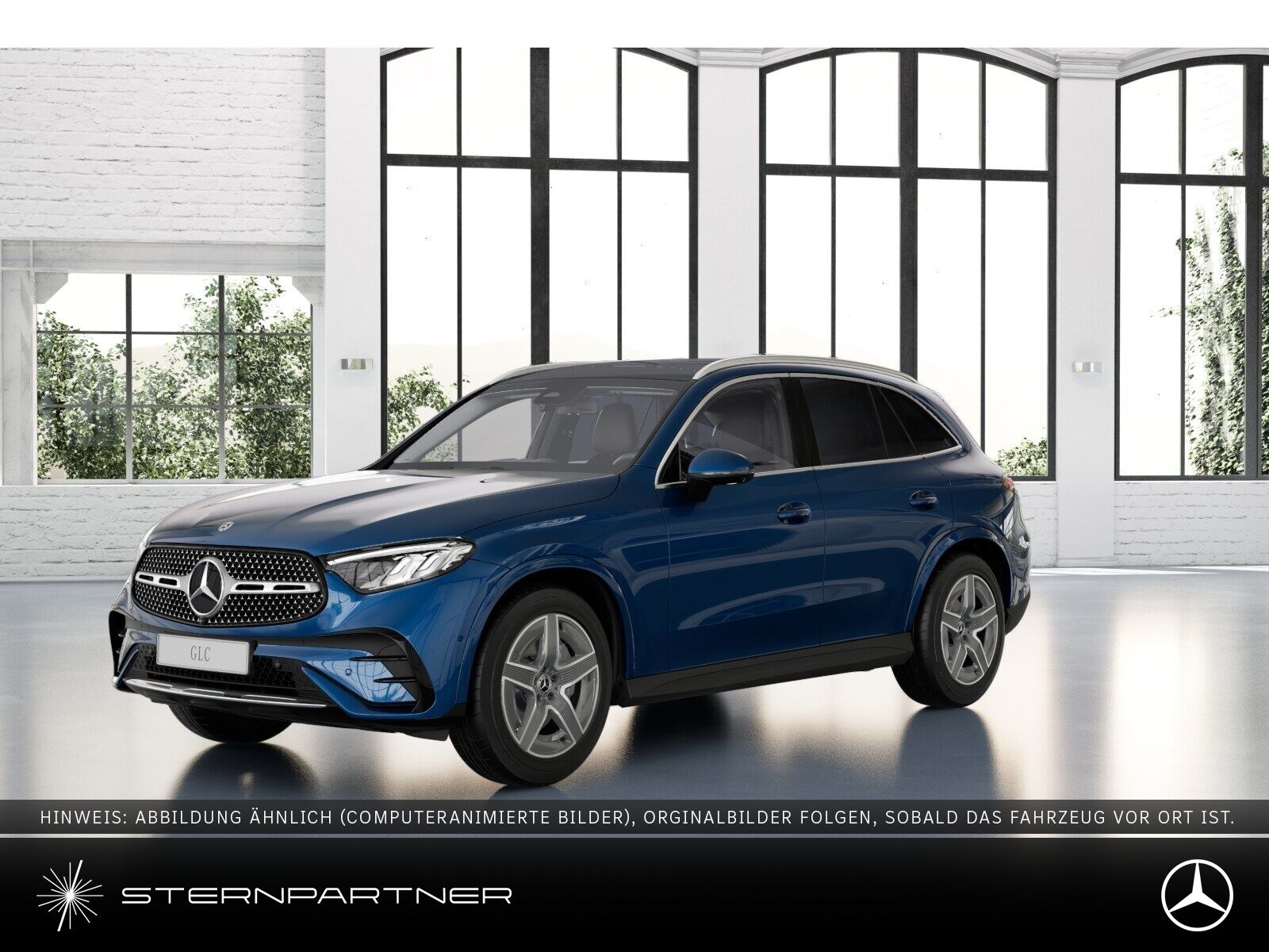 Mercedes-Benz GLC 200 2025 г. Синий, пробег 9995 км