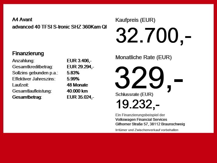 Audi A4 2024 г. Серый, пробег 35800 км