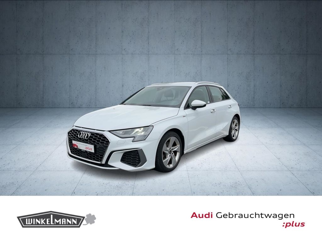 Audi A3 2022 г. Белый, пробег 56495 км