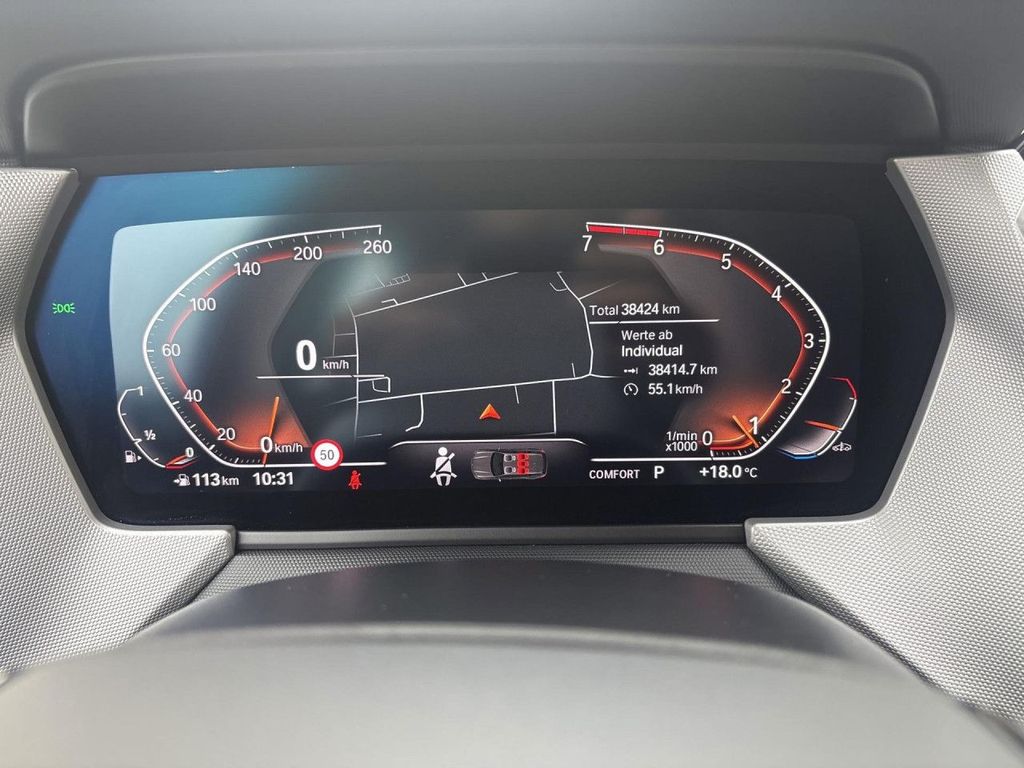 BMW 118 2023 г. Синий, пробег 38409 км
