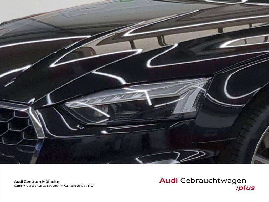 Audi A5 2023 г. Чёрный, пробег 49837 км
