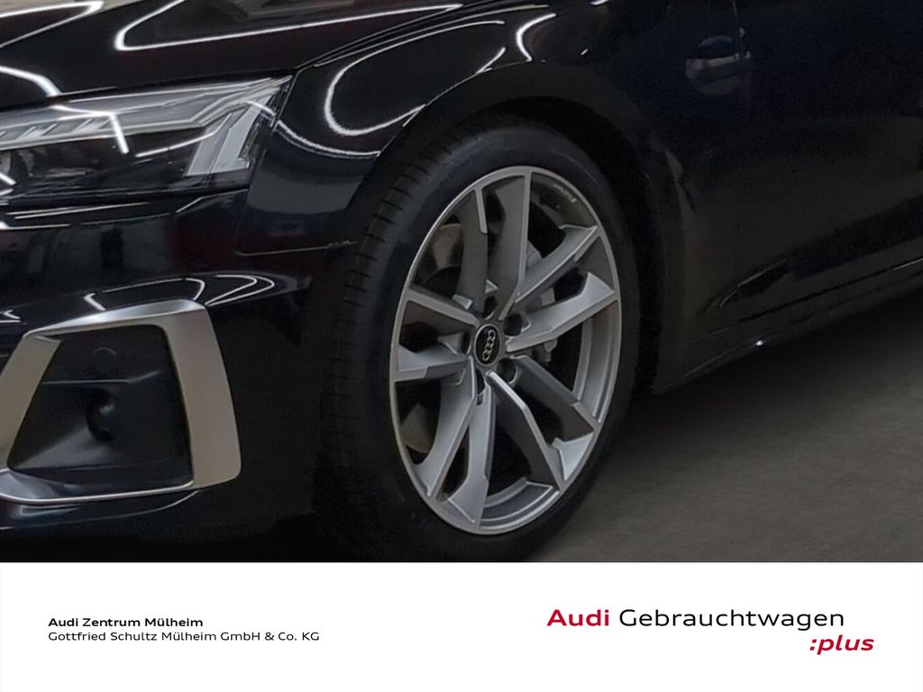 Audi A5 2023 г. Чёрный, пробег 49837 км