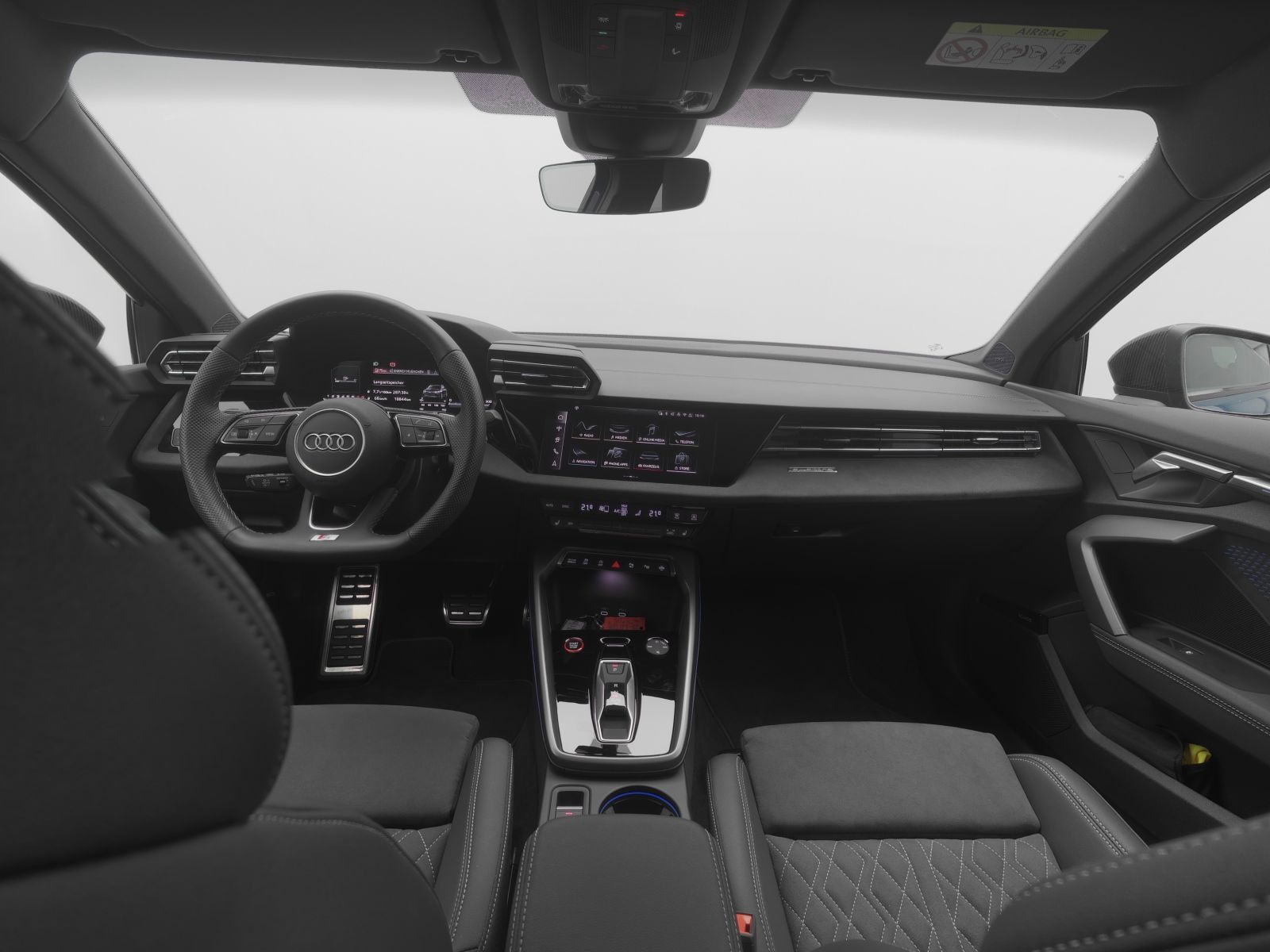 Audi S3 2025 г. Синий, пробег 21600 км