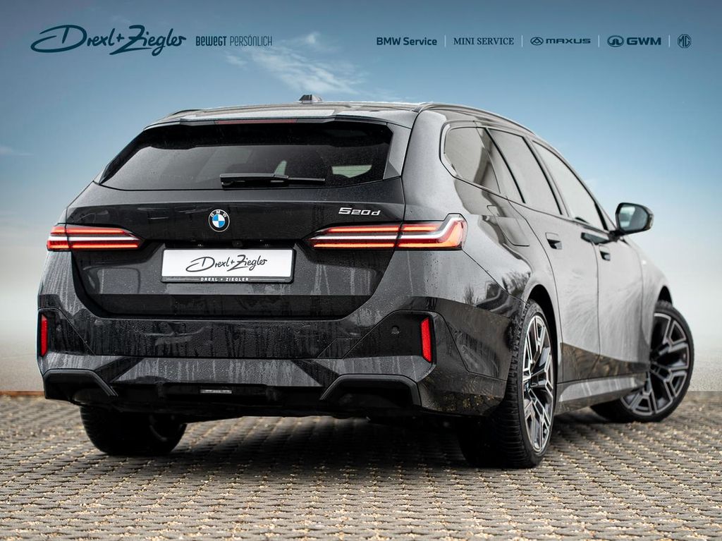 BMW 520 2025 г. Чёрный, пробег 25990 км
