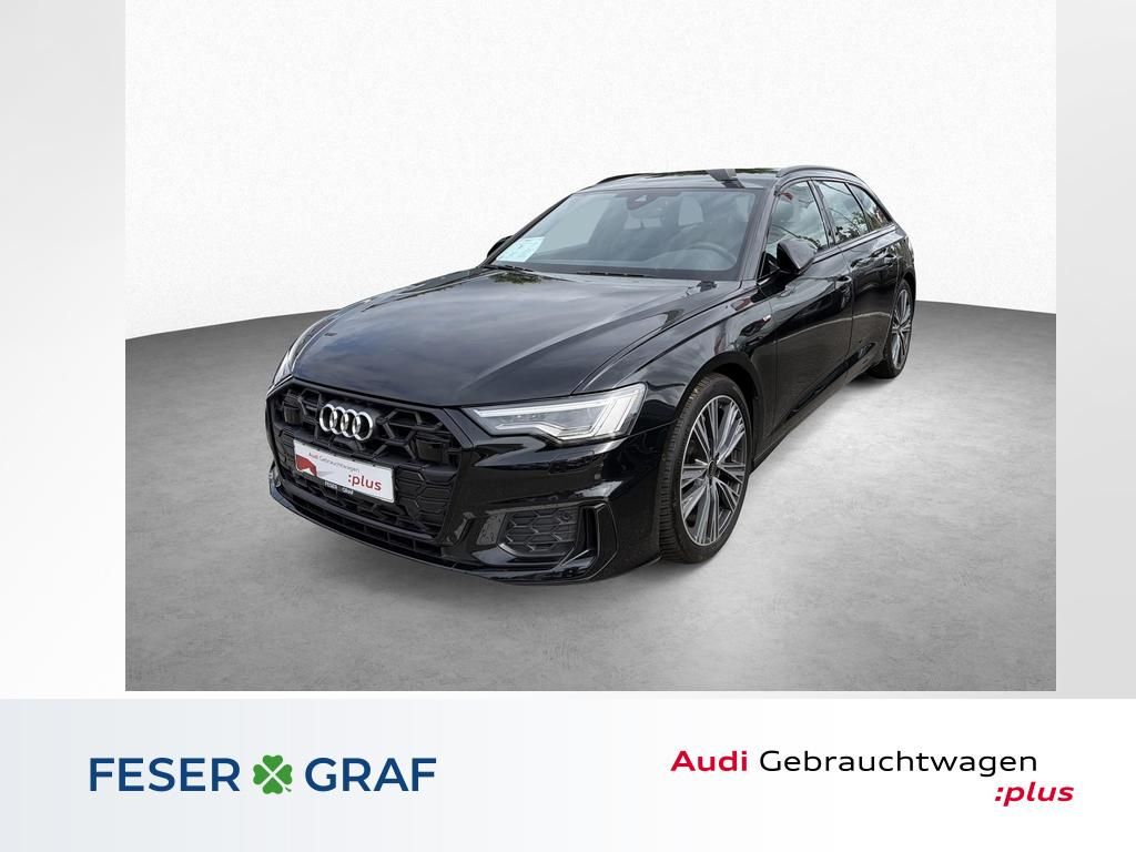 Audi A6 2025 г. Чёрный, пробег 33390 км