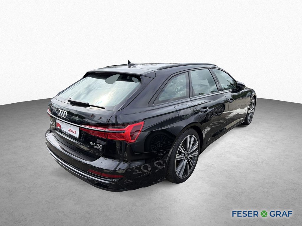 Audi A6 2025 г. Чёрный, пробег 33390 км