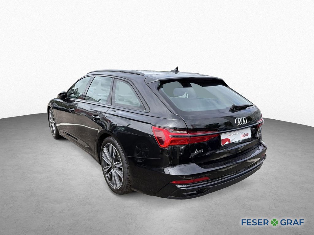 Audi A6 2025 г. Чёрный, пробег 33390 км