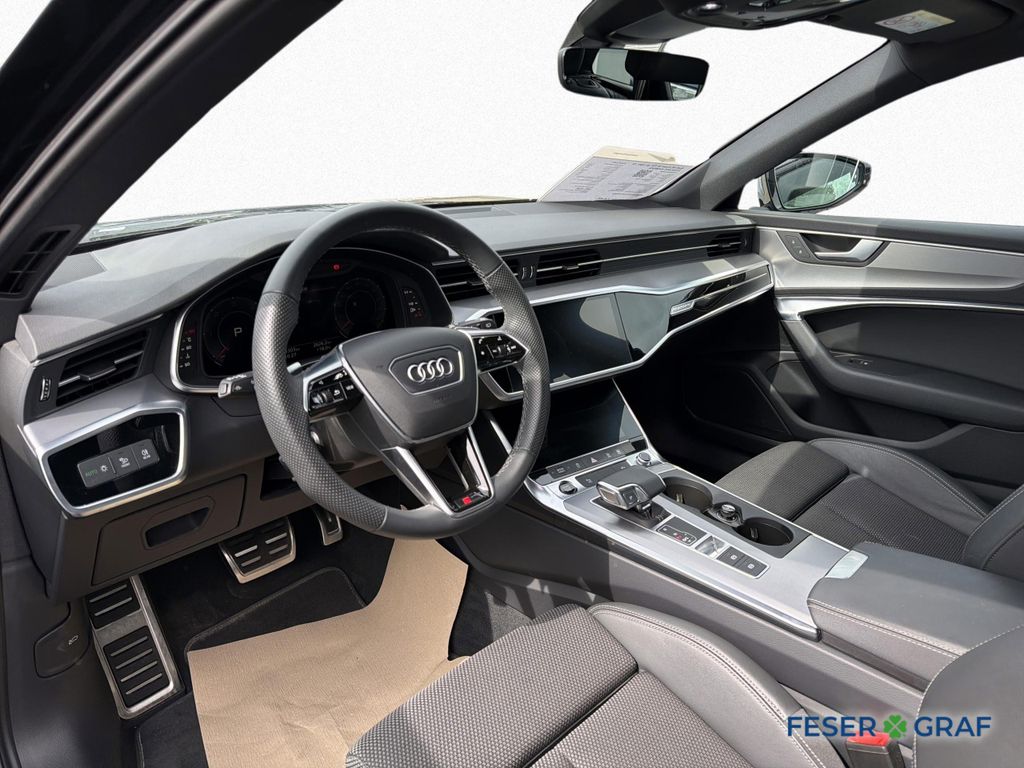 Audi A6 2025 г. Чёрный, пробег 33390 км