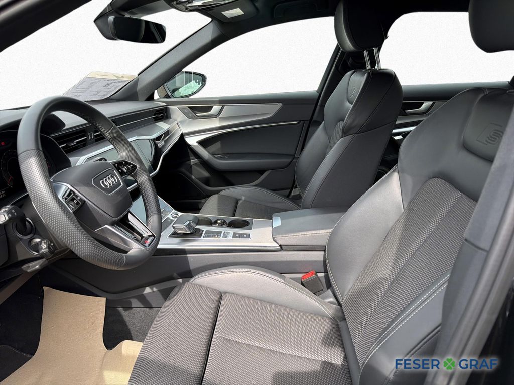 Audi A6 2025 г. Чёрный, пробег 33390 км