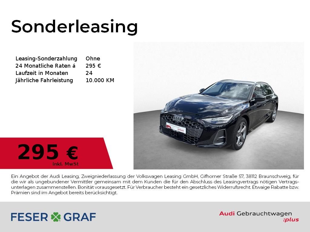Audi A6 2025 г. Чёрный, пробег 28590 км