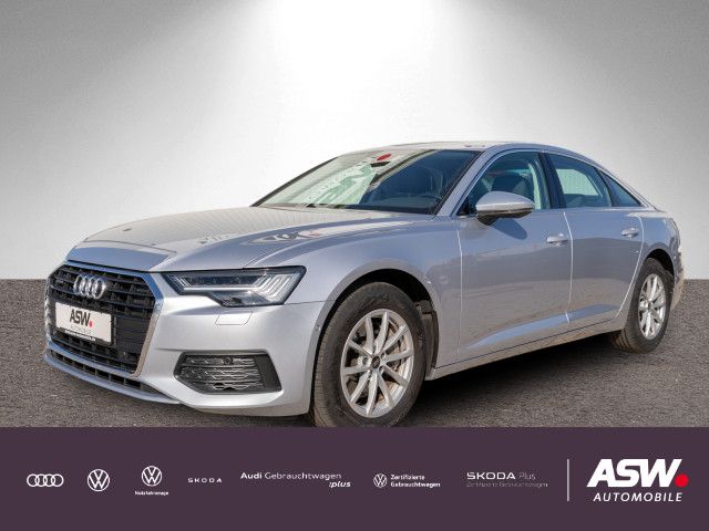 Audi A6 2023 г. Серебристый, пробег 22600 км
