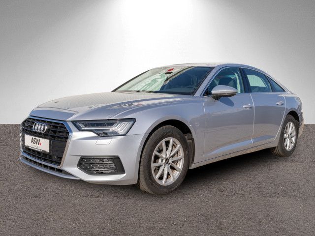 Audi A6 2023 г. Серебристый, пробег 22600 км