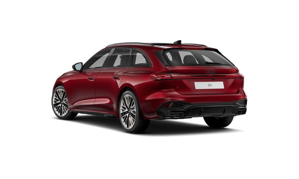 Audi S5 2025 г. Красный, пробег 4726 км
