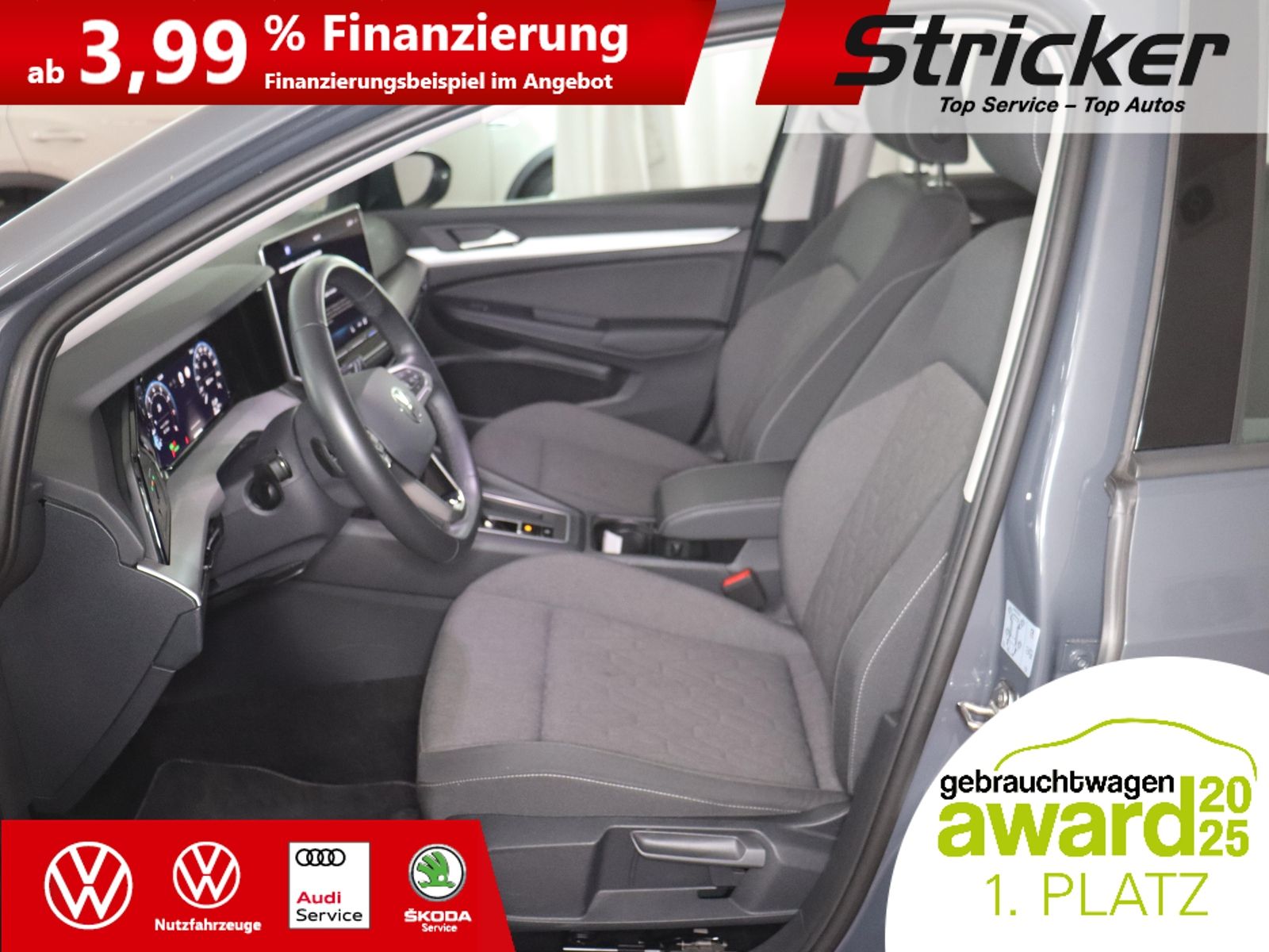 Volkswagen Golf 2025 г. Серый, пробег 26133 км