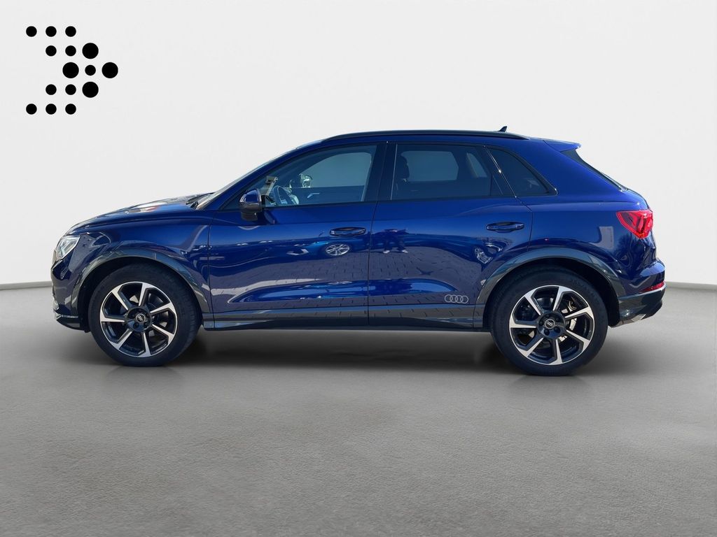 Audi Q3 2024 г. Синий, пробег 25119 км