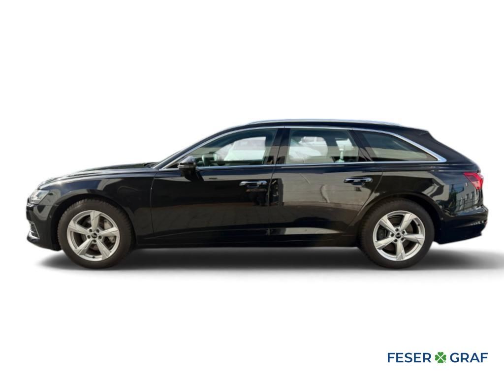 Audi A6 2023 г. Чёрный, пробег 47772 км