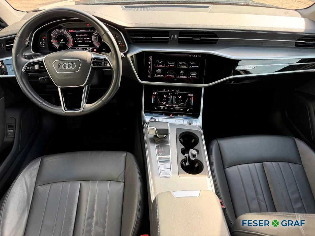 Audi A6 2023 г. Чёрный, пробег 47772 км
