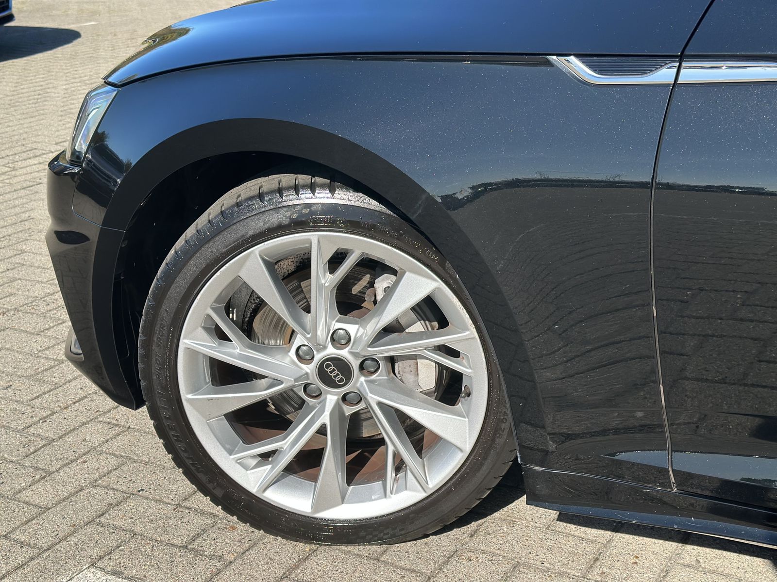Audi A5 2023 г. Чёрный, пробег 39540 км