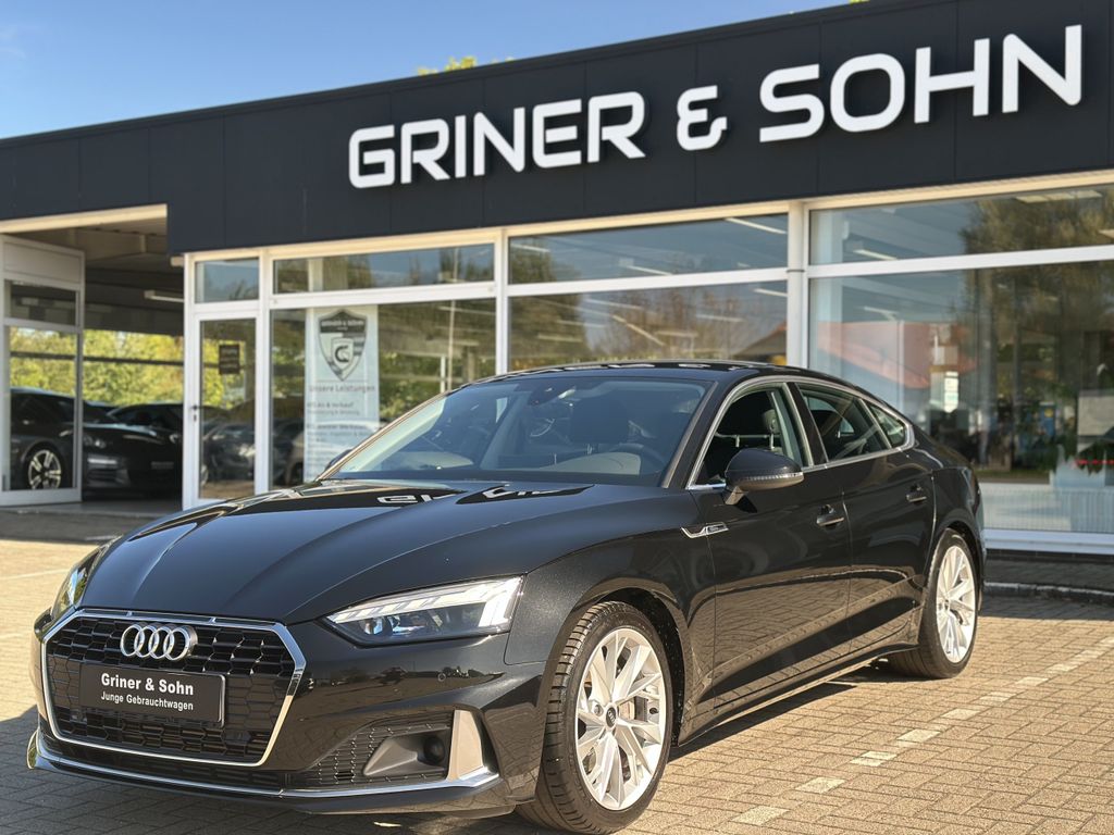 Audi A5 2023 г. Чёрный, пробег 39540 км