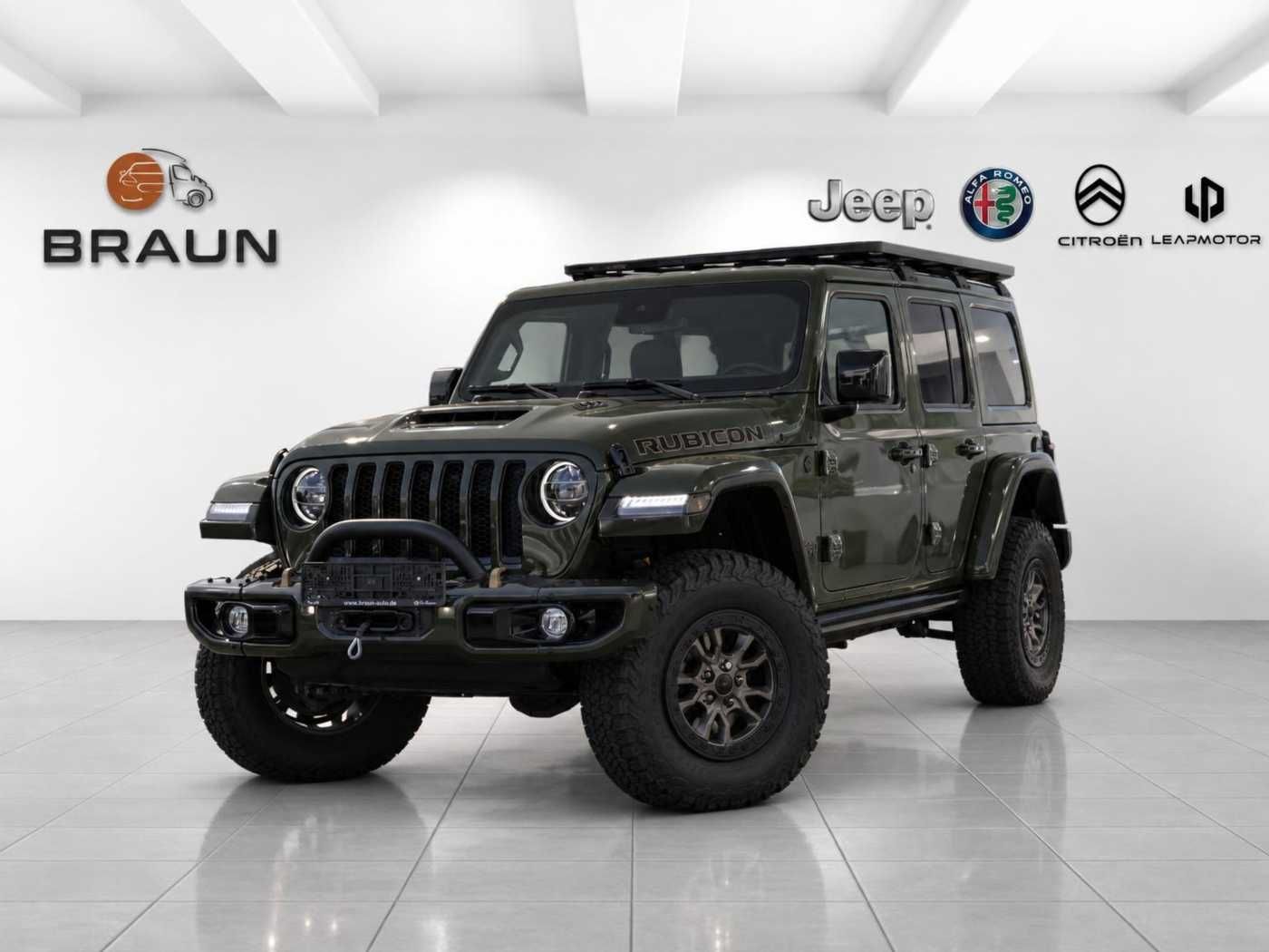 Jeep Wrangler 2022 г. Зелёный, пробег 35700 км
