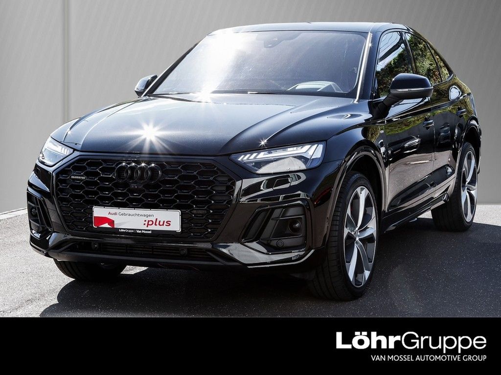 Audi Q5 2023 г. Чёрный, пробег 57980 км