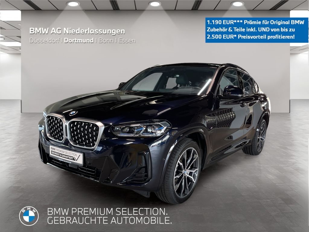 BMW X4 2025 г. Чёрный, пробег 25901 км
