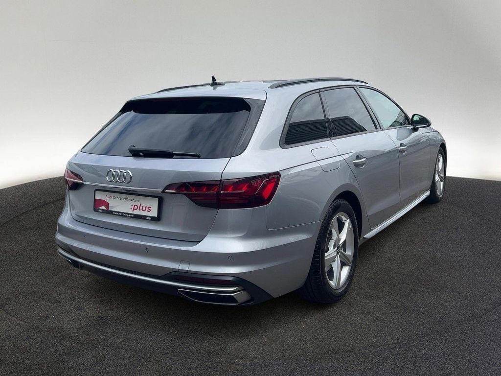 Audi A4 2023 г. Серебристый, пробег 55320 км