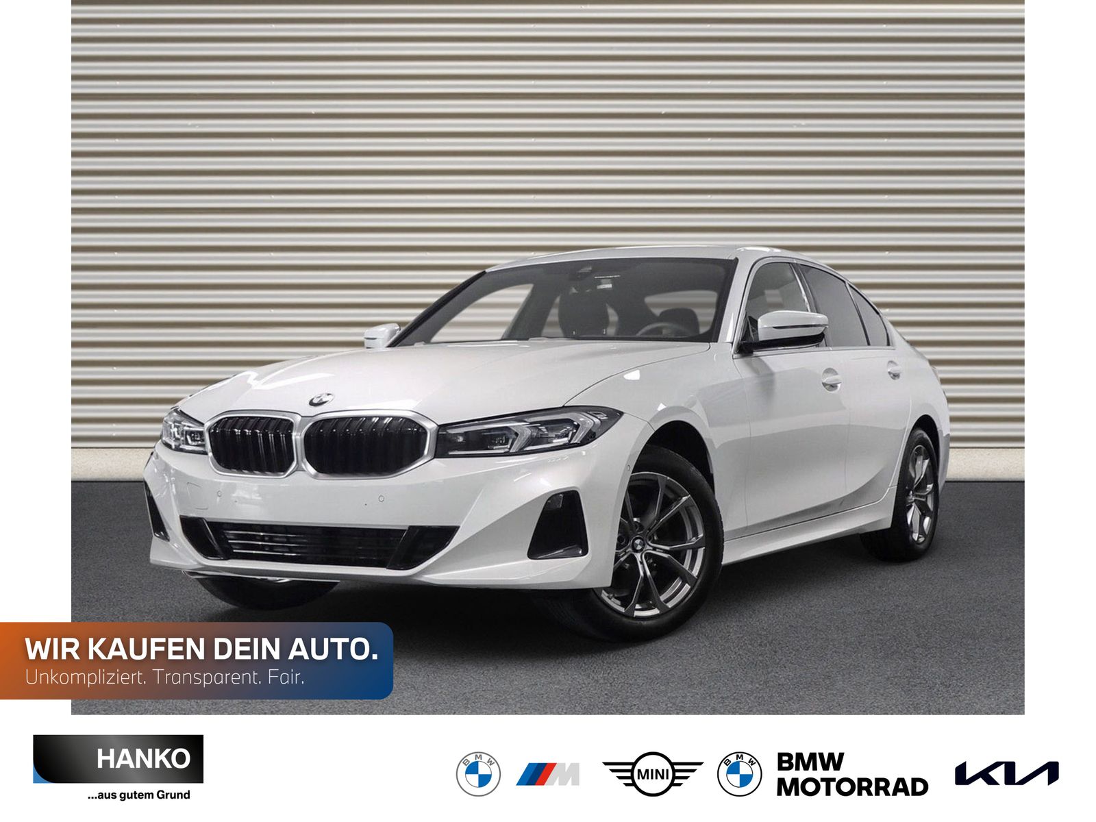 BMW 318 2023 г. Белый, пробег 47784 км