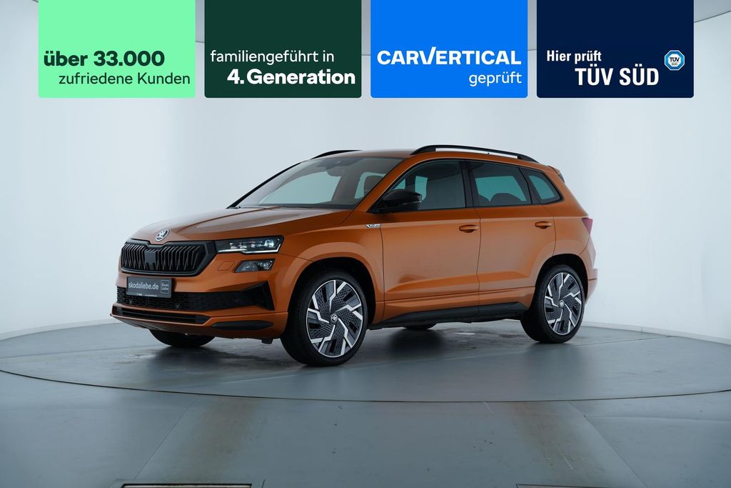 Skoda Karoq 2022 г. Оранжевый, пробег 42396 км