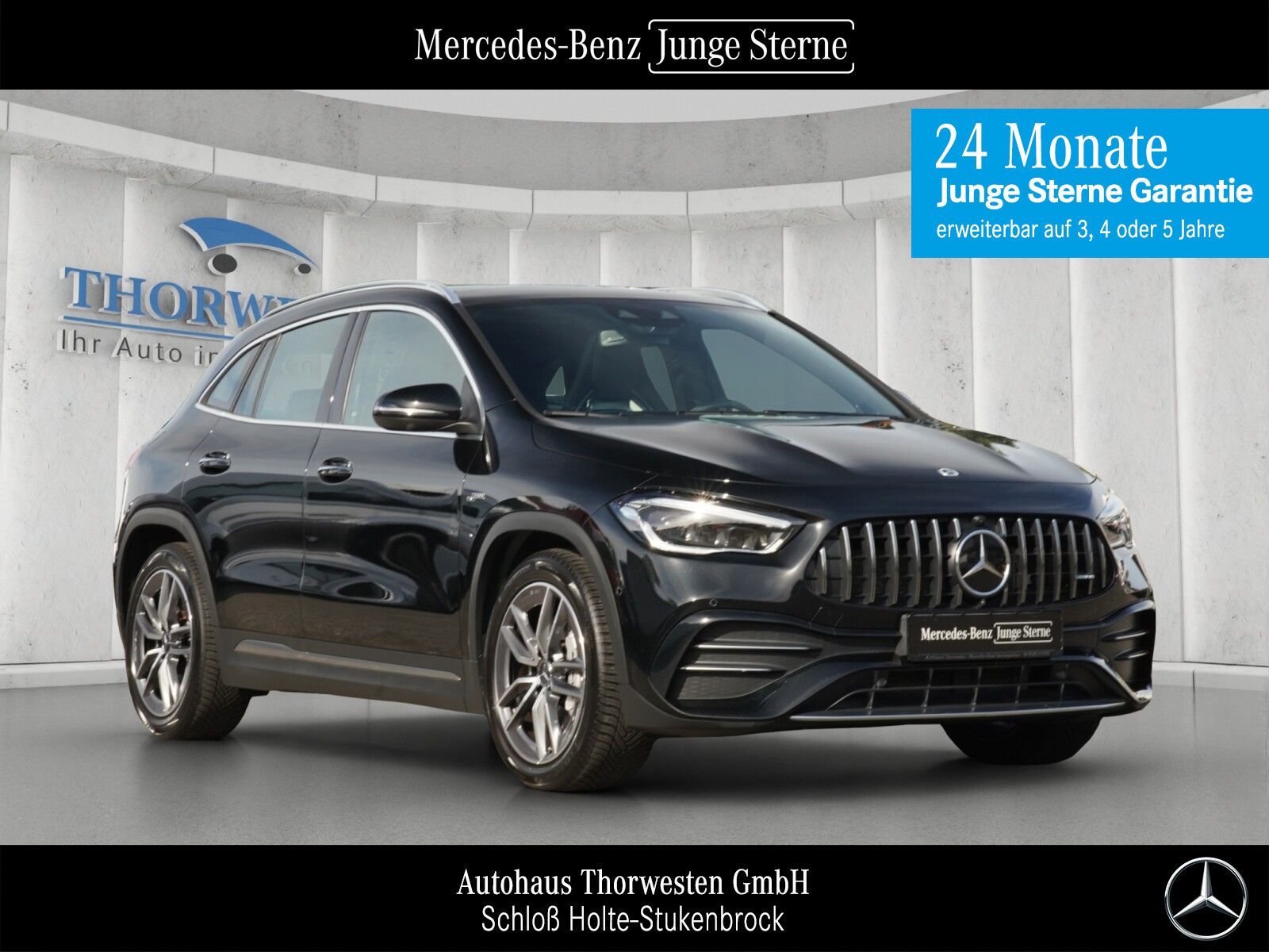 Mercedes-Benz GLA 35 AMG 2021 г. Чёрный, пробег 49890 км