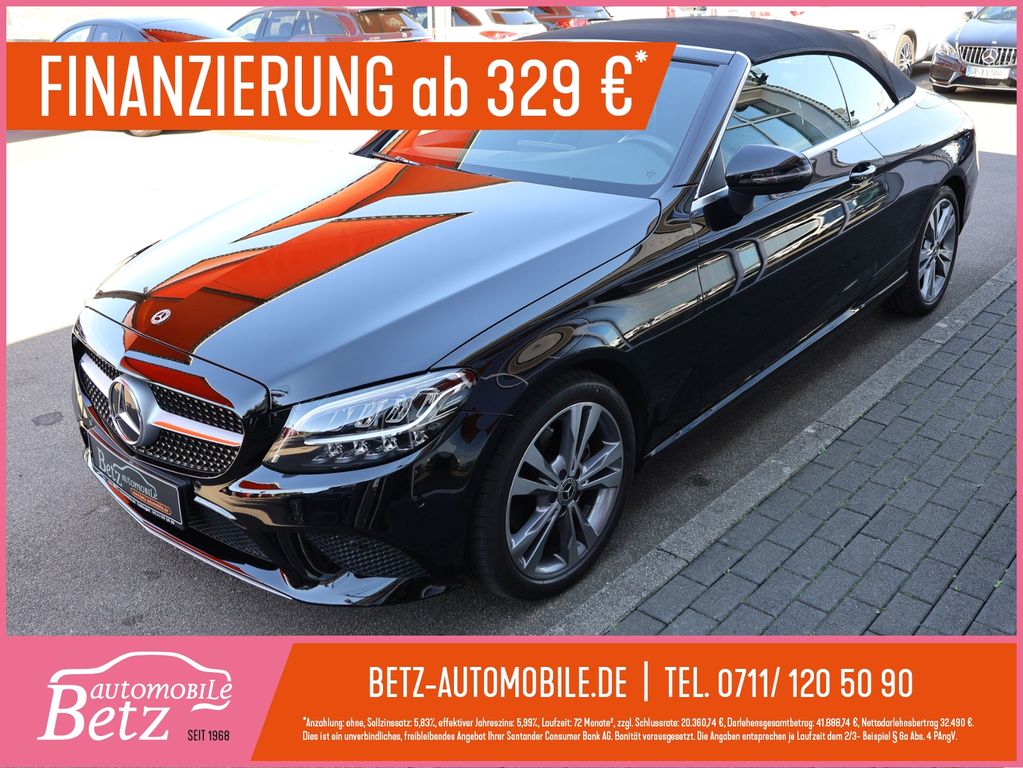 Mercedes-Benz C 200 2022 г. Чёрный, пробег 32760 км