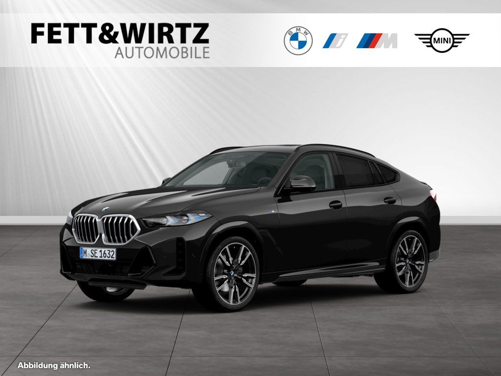 BMW X6 2025 г. Чёрный, пробег 18900 км