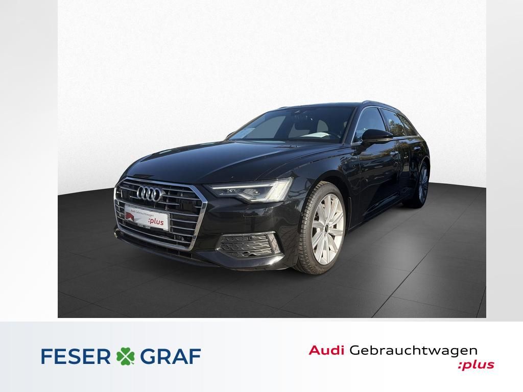 Audi A6 2023 г. Чёрный, пробег 57690 км