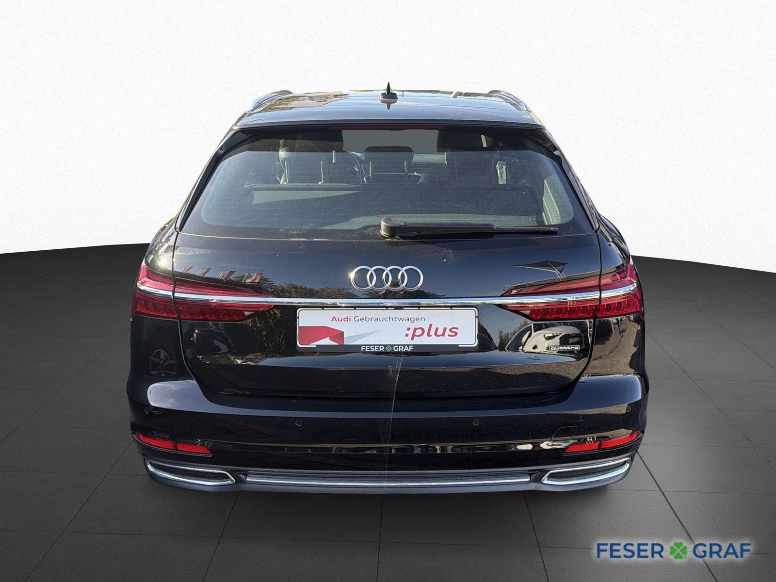 Audi A6 2023 г. Чёрный, пробег 57690 км