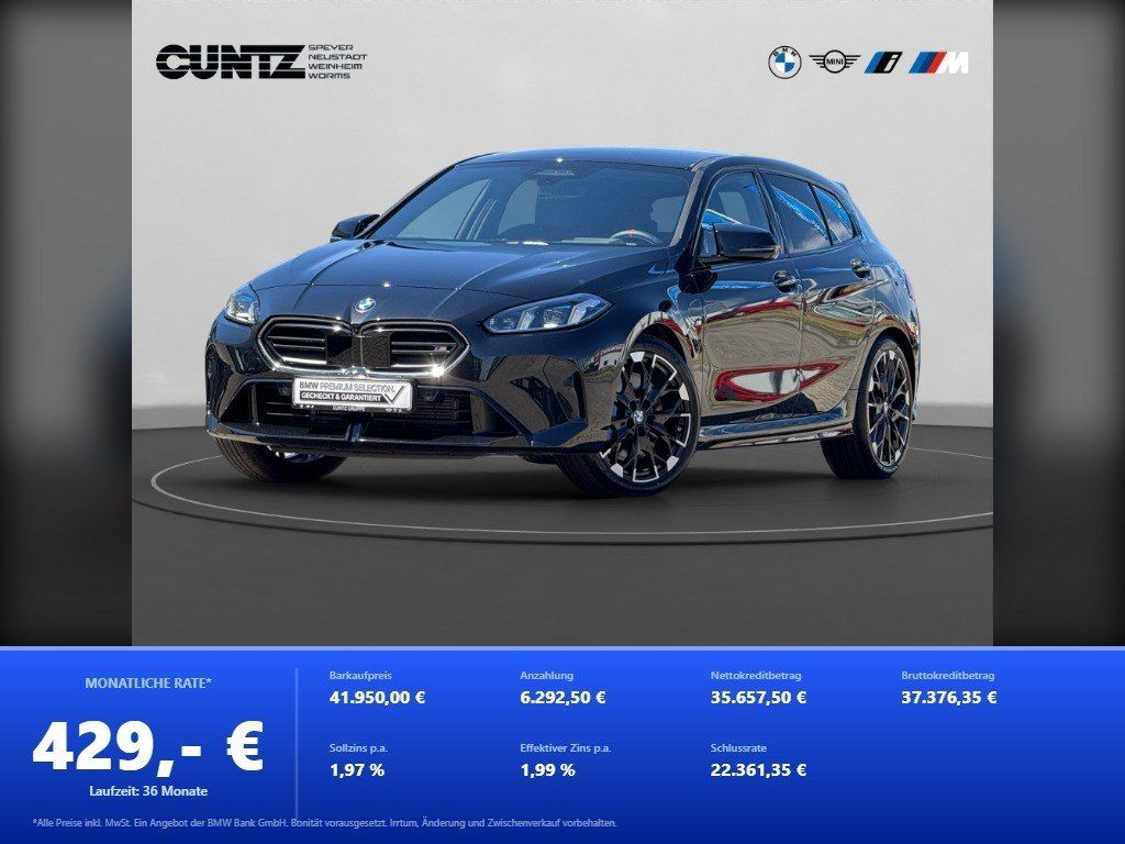 BMW M135 2025 г. Чёрный, пробег 21119 км