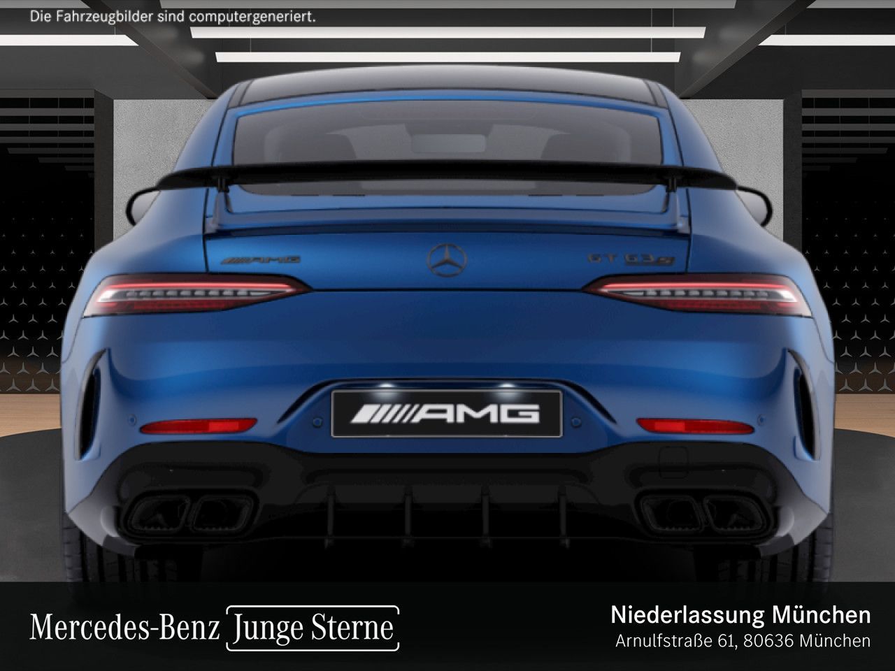 Mercedes-Benz AMG GT 2022 г. Синий, пробег 41512 км