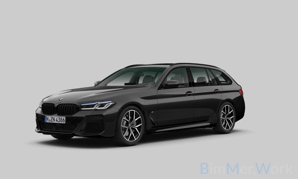 BMW 530 2023 г. Чёрный, пробег 40908 км