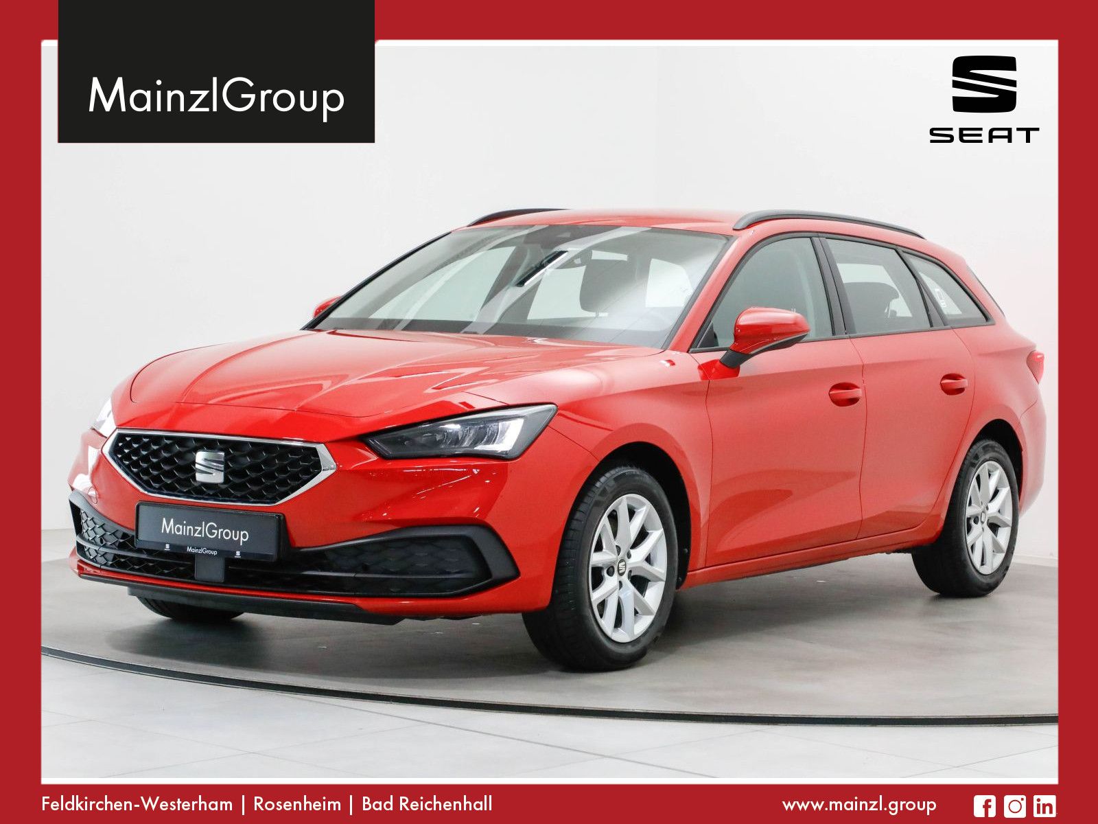 SEAT Leon 2022 г. Красный, пробег 47530 км