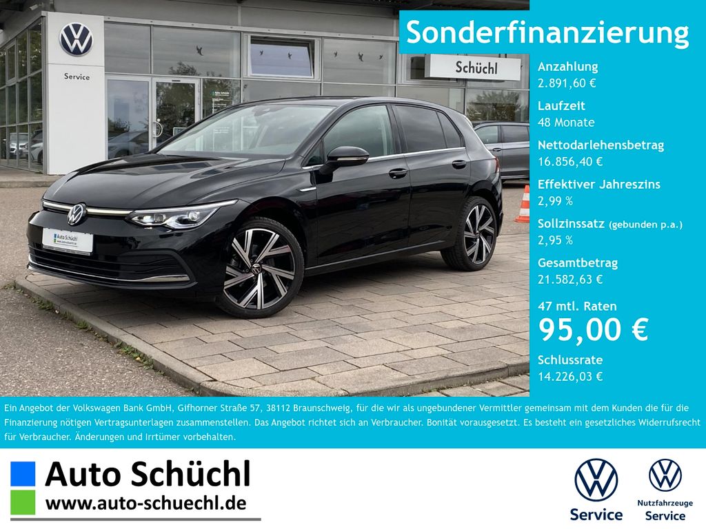 Volkswagen Golf 2024 г. Чёрный, пробег 13719 км