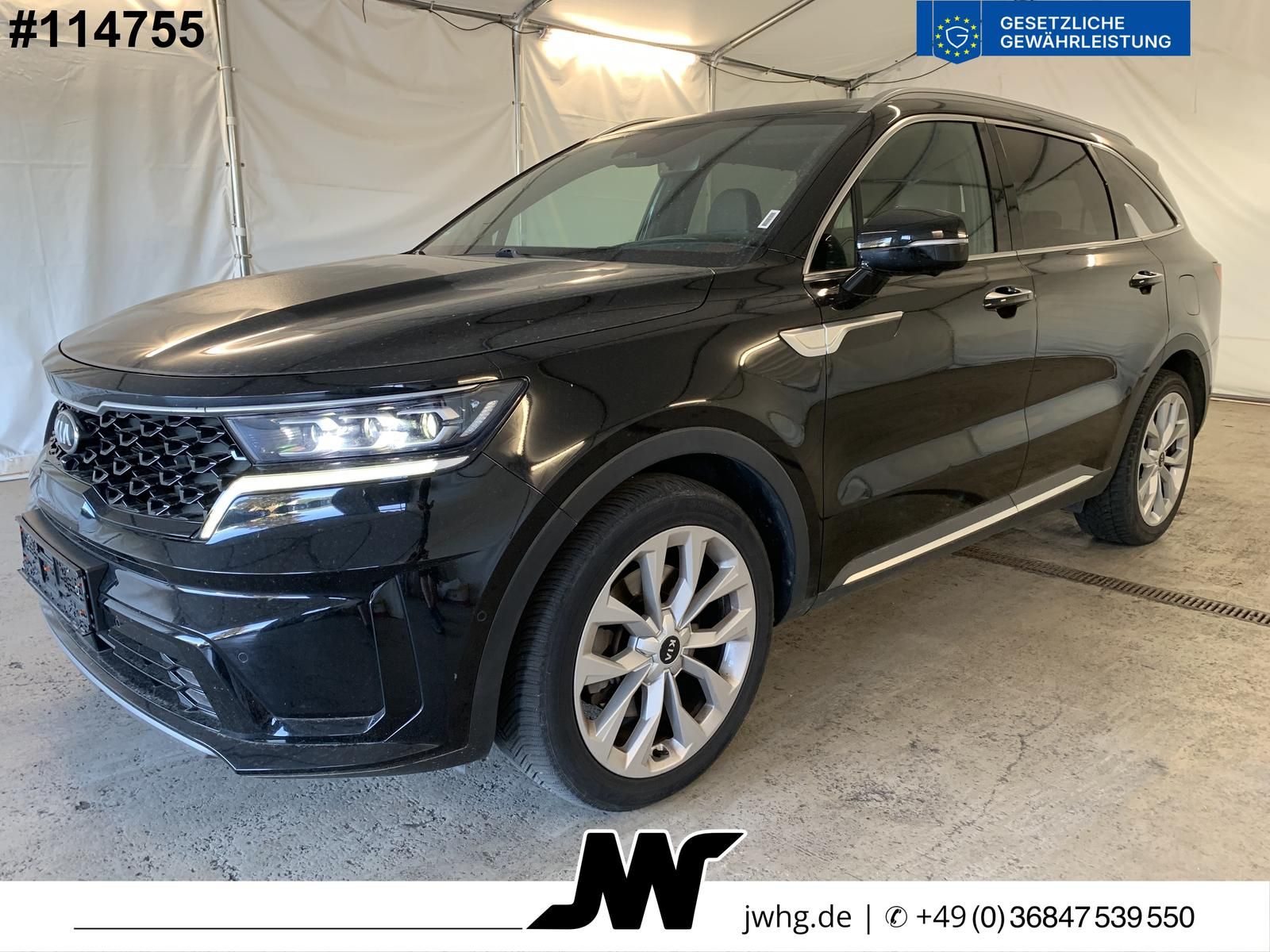 Kia Sorento 2021 г. Чёрный, пробег 50000 км