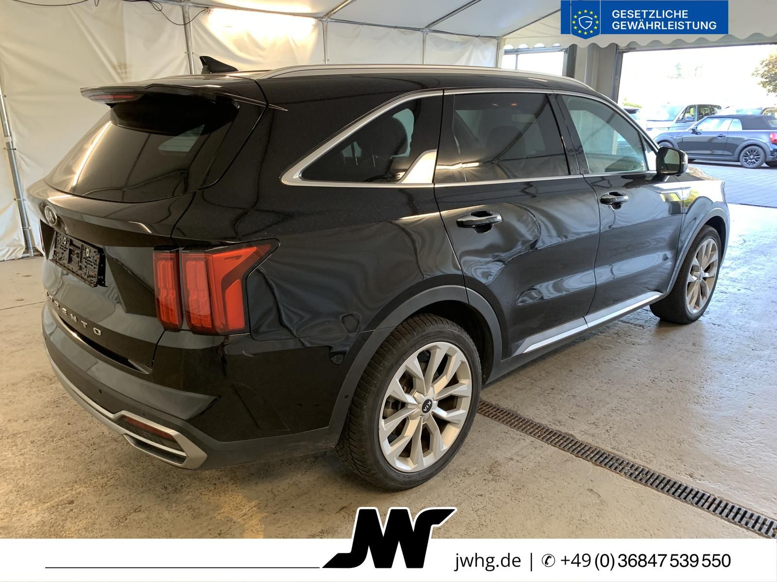 Kia Sorento 2021 г. Чёрный, пробег 50000 км