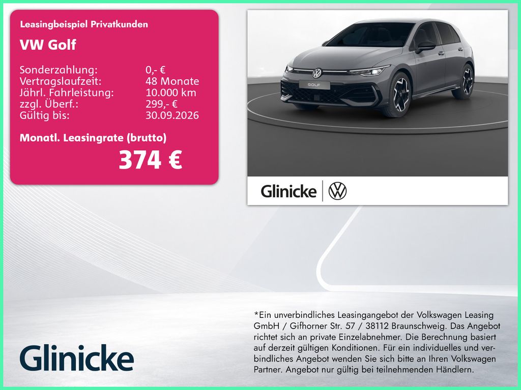 Volkswagen Golf 2026 г. Серый, пробег 11870 км