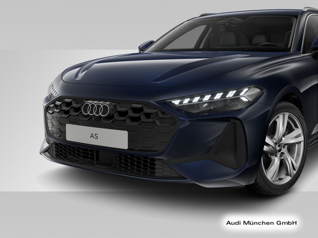 Audi A5 2025 г. Синий, пробег 6847 км