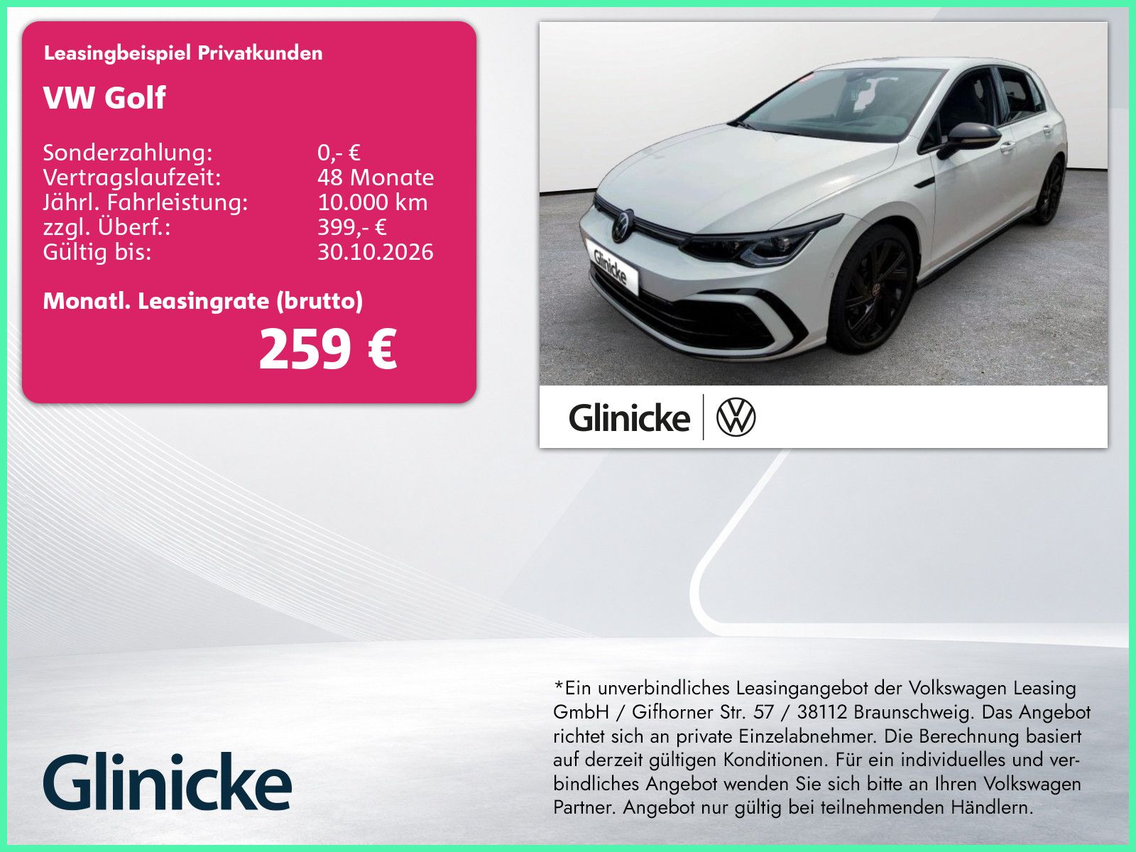Volkswagen Golf 2024 г. Белый, пробег 20350 км