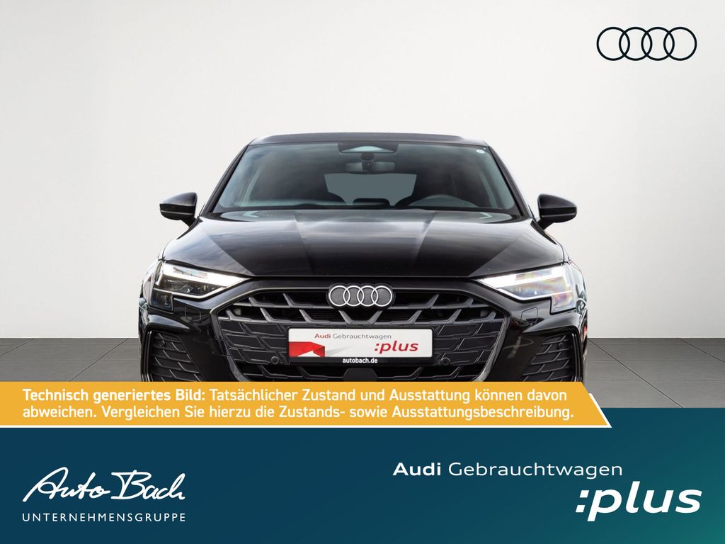Audi A3 2026 г. Чёрный, пробег 23480 км