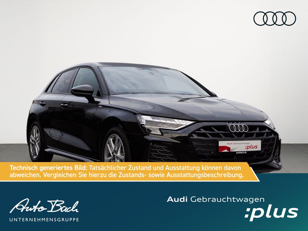 Audi A3 2026 г. Чёрный, пробег 23480 км