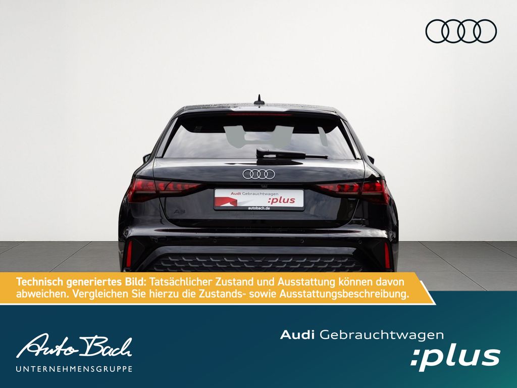 Audi A3 2026 г. Чёрный, пробег 23480 км